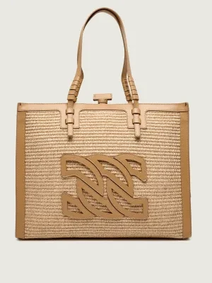 Casadei Shopperka BEAURIVA | z dodatkiem skóry