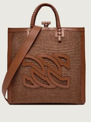 Casadei Shopperka BEAURIVA | z dodatkiem skóry