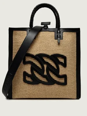 Casadei Shopperka BEAURIVA | z dodatkiem skóry