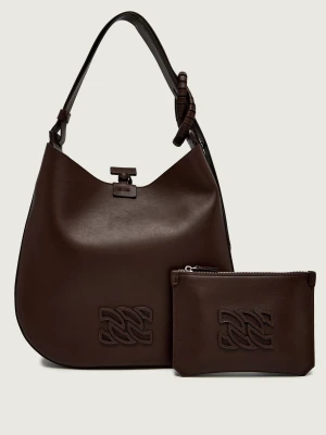 Casadei Skórzane hobo + saszetka Vandome