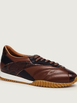 Casadei Skórzane sneakersy Basil brązowy