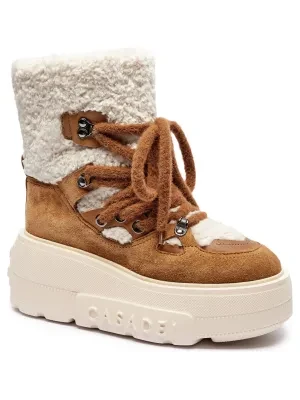 Casadei Skórzane śniegowce Nexus