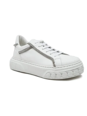 Casadei Skórzane trampki OFF ROAD biały