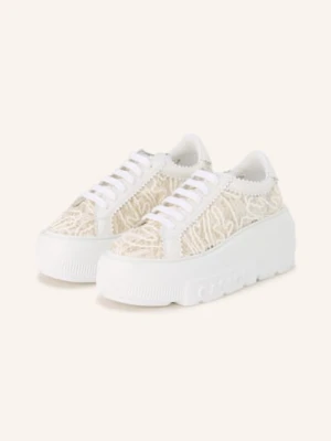 Casadei Sneakersy Na Platformie Nexus weiss