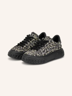 Casadei Sneakersy Na Platformie Salento schwarz czarny