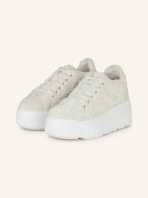 Casadei Sneakersy Nexus Senales Z Pluszem weiss ECRU