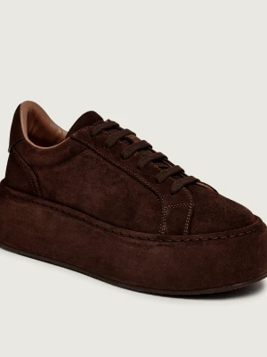 Casadei Sneakersy Renna | zamsz brązowy