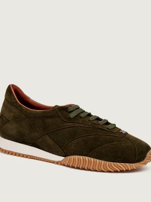 Casadei Sneakersy Renna | zamsz zielony