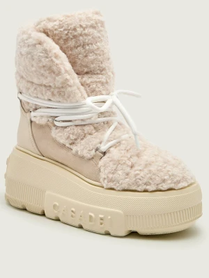 Casadei Śniegowce Senales | shearling | zamsz