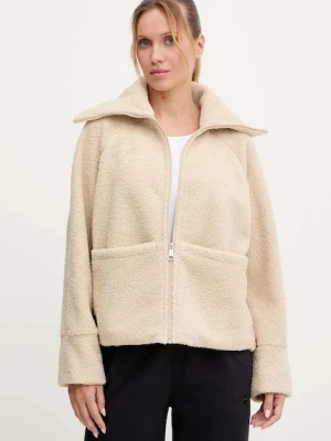 Casall bluza damska kolor beżowy gładka 25200