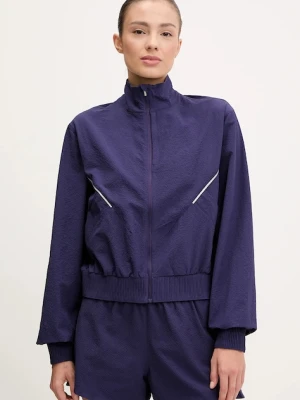 Casall bluza treningowa Luna damska kolor granatowy gładka 25016