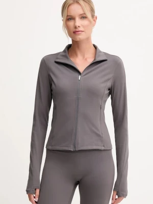 Casall bluza treningowa Soft Touch damska kolor szary gładka 25217