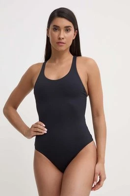Casall jednoczęściowy strój kąpielowy Deep Racerback kolor czarny miękka miseczka