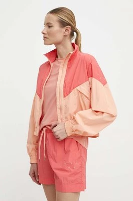 Casall kurtka sportowa Color Block kolor pomarańczowy przejściowa oversize