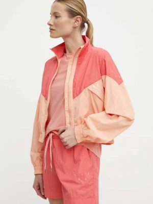 Casall kurtka sportowa Color Block kolor pomarańczowy przejściowa oversize