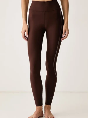 Casall legginsy do jogi damskie Sculpture brązowy