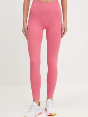 Casall legginsy treningowe Multi Rib kolor różowy gładkie 24160