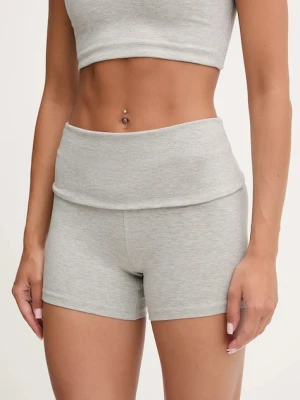 Casall szorty do jogi Sublime damskie kolor szary melanżowe high waist 25252