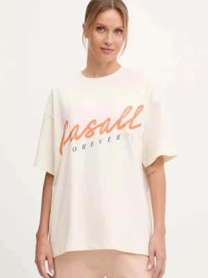 Casall t-shirt damski kolor beżowy 25010