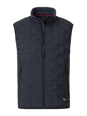 CASAMODA Kamizelka pikowana w kolorze granatowym rozmiar: XL
