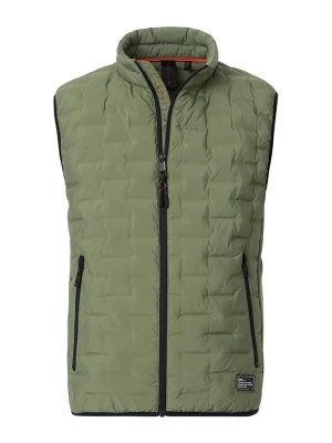 CASAMODA Kamizelka pikowana w kolorze khaki rozmiar: XL