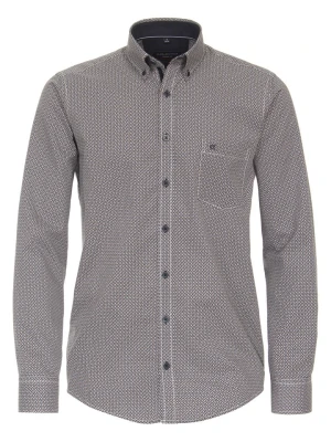 CASAMODA Koszula - Casual fit - w kolorze czarno-jasnobrązowym rozmiar: L