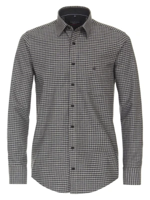 CASAMODA Koszula - Casual fit - w kolorze czarno-szarym rozmiar: XXL