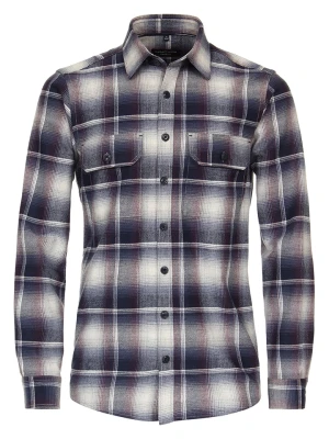 CASAMODA Koszula - Casual fit - w kolorze granatowo-fioletowym rozmiar: XL