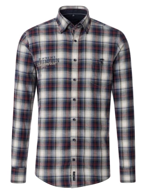 CASAMODA Koszula - Casual fit - w kolorze granatowo-kremowo-czerwonym rozmiar: 7XL