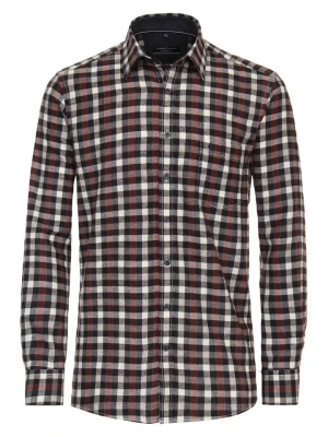 CASAMODA Koszula - Comfort fit - w kolorze czarno-czerwono-kremowym rozmiar: 3XL