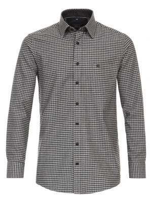 CASAMODA Koszula - Comfort fit - w kolorze czarno-szarym rozmiar: XXL