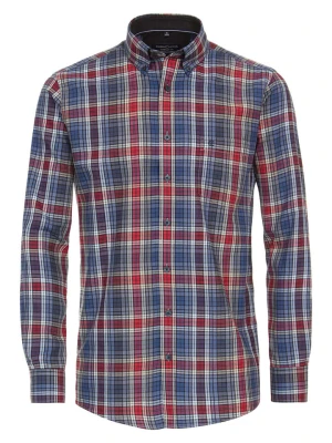 CASAMODA Koszula - Comfort fit - w kolorze niebiesko-czerwonym rozmiar: XL