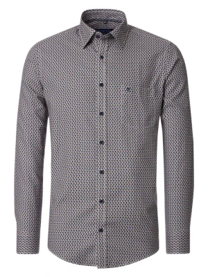 CASAMODA Koszula - Comfort fit - w kolorze niebiesko-pomarańczowo-białym rozmiar: 6XL