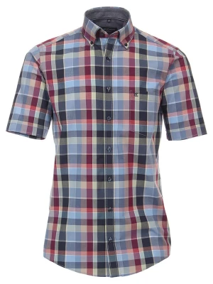 CASAMODA Koszula - Regular fit - w kolorze czerwono-błękitnym rozmiar: XL