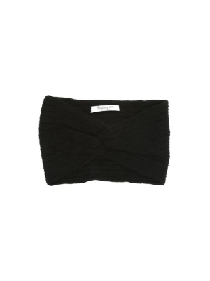 Cashmere95 Opaska w kolorze czarnym na czoło rozmiar: onesize