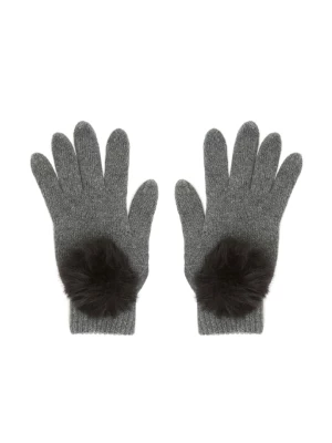 Cashmere95 Rękawiczki w kolorze szarym rozmiar: onesize