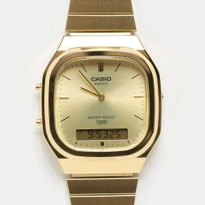CASIO AQ-240EG-9AEF uniseks Zegarki złoty rozmiar Akcesoria