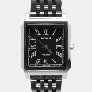 CASIO MTP-B190D-1BVEF uniseks Zegarki srebrny rozmiar Akcesoria