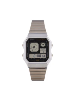 Casio Zegarek A130WE-1AEF Srebrny
