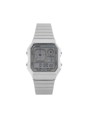 Casio Zegarek A130WE-7AEF Srebrny