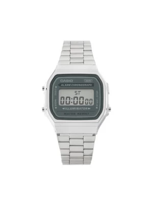 Casio Zegarek A168WA-3AYES Srebrny