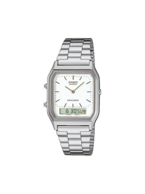 Casio Zegarek AQ-230A-7DMQYES Srebrny