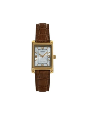 Casio Zegarek Classic LTP-1234PGL-7AEG Brązowy