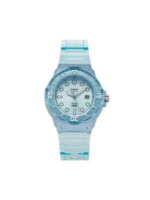 Casio Zegarek Lady Translucent LRW-200HS-2EVEF Błękitny Niebieski jasny