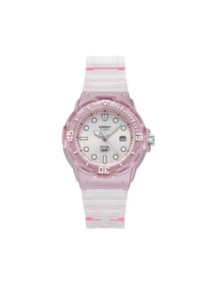 Casio Zegarek Lady Translucent LRW-200HS-4EVEF Różowy