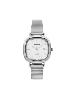 Casio Zegarek LTP-B166D-7AVEF Srebrny