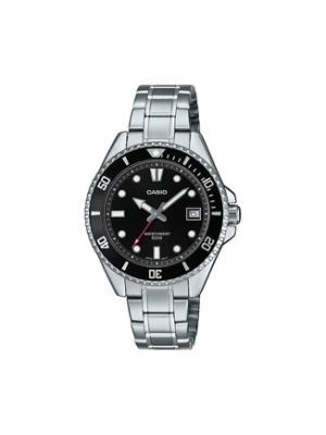 Casio Zegarek MDV-10D-1A1VEF Srebrny