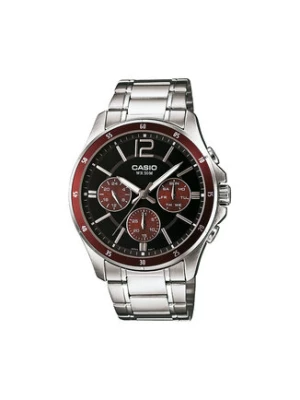 Casio Zegarek MTP-1374PD-5AVEF Srebrny