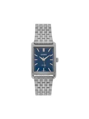 Casio Zegarek MTP-B215D-2AVER Srebrny