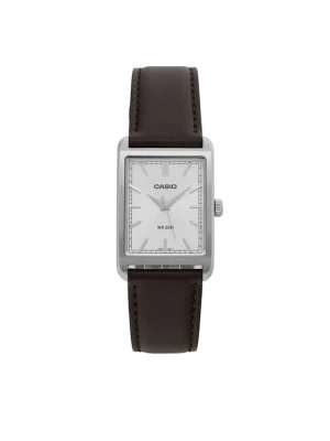 Casio Zegarek MTP-B215L-7AVER Srebrny